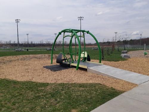 Image of accessibility swing structure